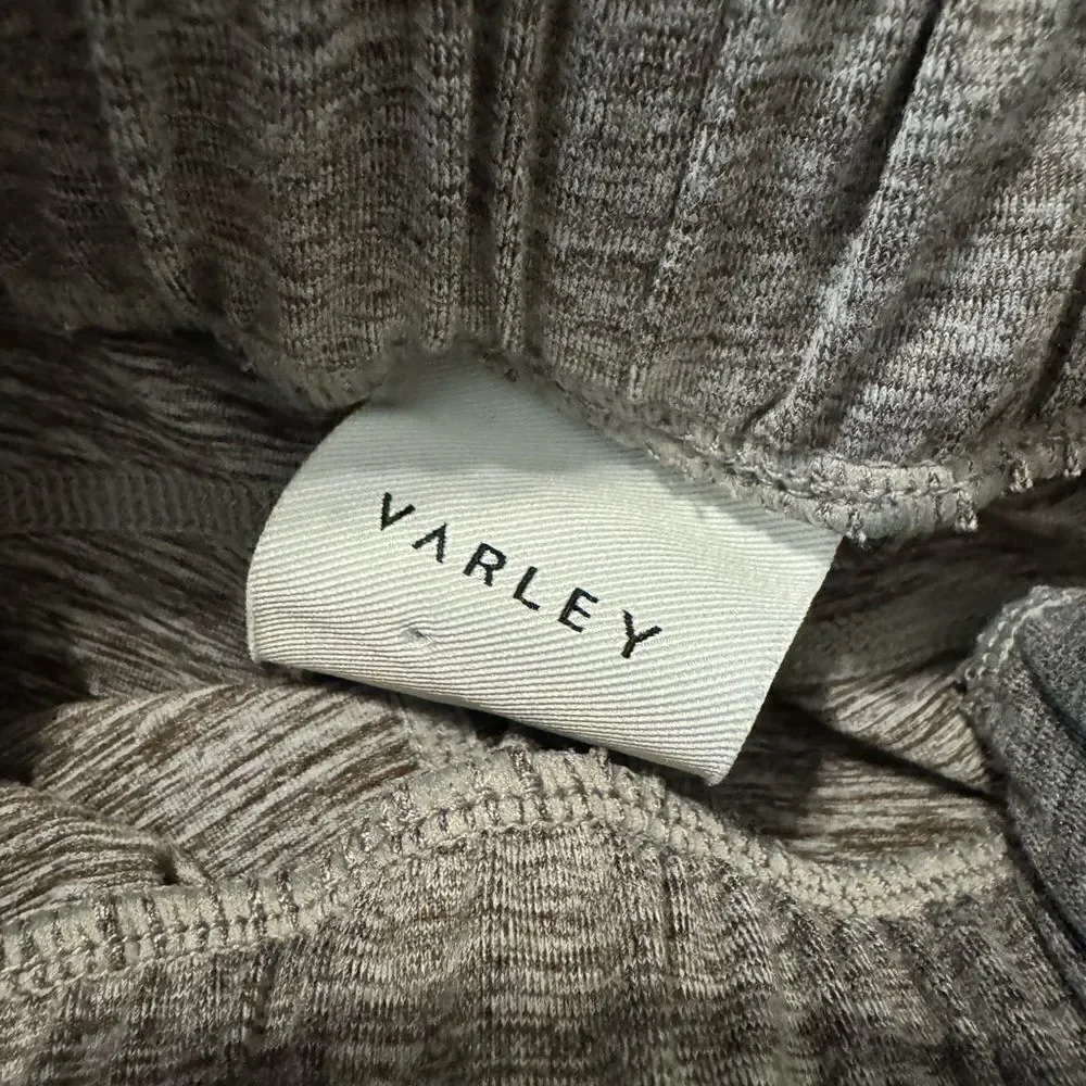 Varley Duke Jogger Plum Kitten Marl Brown Plush Technical Jersey Women’s SIZE XS
